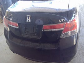 2011 HONDA ACCORD, BLACK, EX-L, 3.5L, AT,  A25163